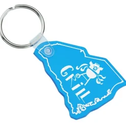South Carolina Soft Keychain - Translucent