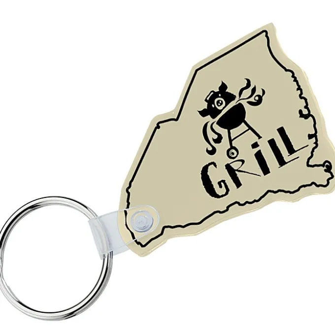 South Carolina Soft Keychain - Opaque