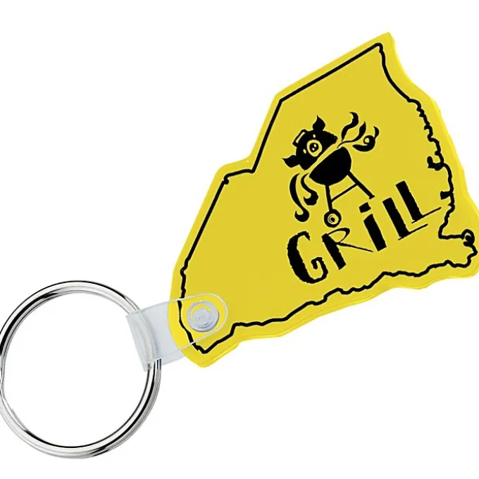 South Carolina Soft Keychain - Opaque