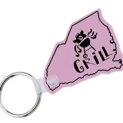 South Carolina Soft Keychain - Opaque