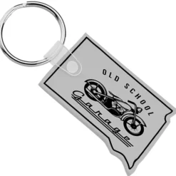 South Dakota Soft Keychain - Opaque