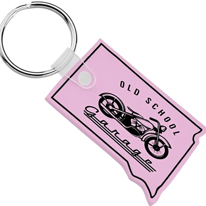 South Dakota Soft Keychain - Opaque