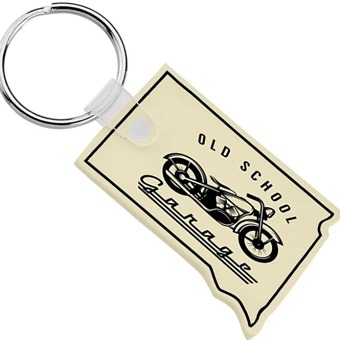 South Dakota Soft Keychain - Opaque