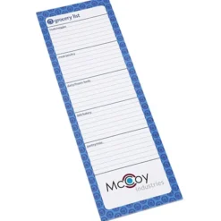 Souvenir Magnetic Manager Notepad - Grocery - 25 Sheet
