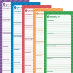 Souvenir Magnetic Manager Notepad - Grocery - 25 Sheet