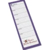Souvenir Magnetic Manager Notepad - Weekly - 25 Sheet