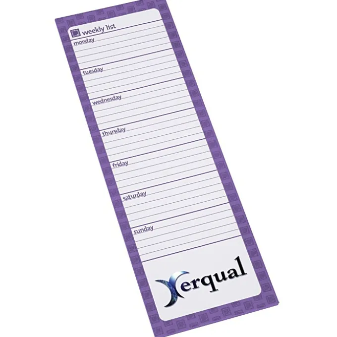 Souvenir Magnetic Manager Notepad - Weekly - 50 Sheet