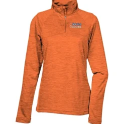 Space-Dyed 1/4-Zip Performance Pullover - Ladies' - Embroidered