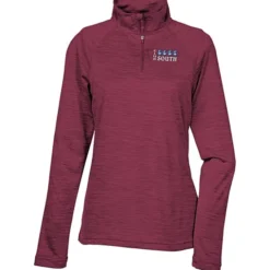 Space-Dyed 1/4-Zip Performance Pullover - Ladies' - Embroidered