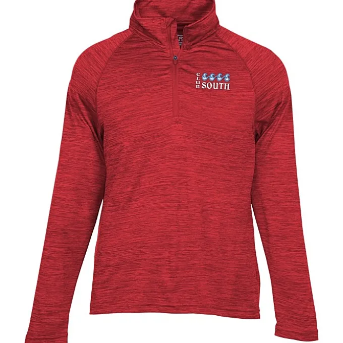 Space-Dyed 1/4-Zip Performance Pullover - Men's - Embroidered
