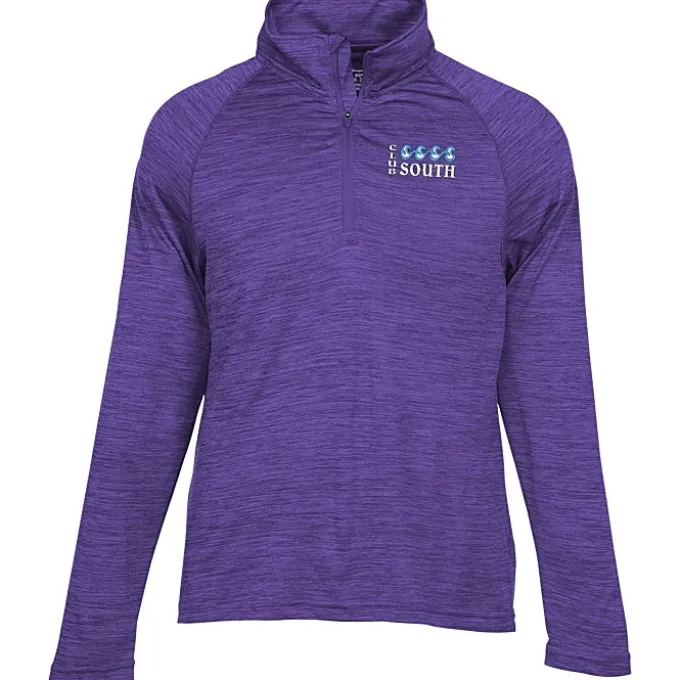 Space-Dyed 1/4-Zip Performance Pullover - Men's - Embroidered