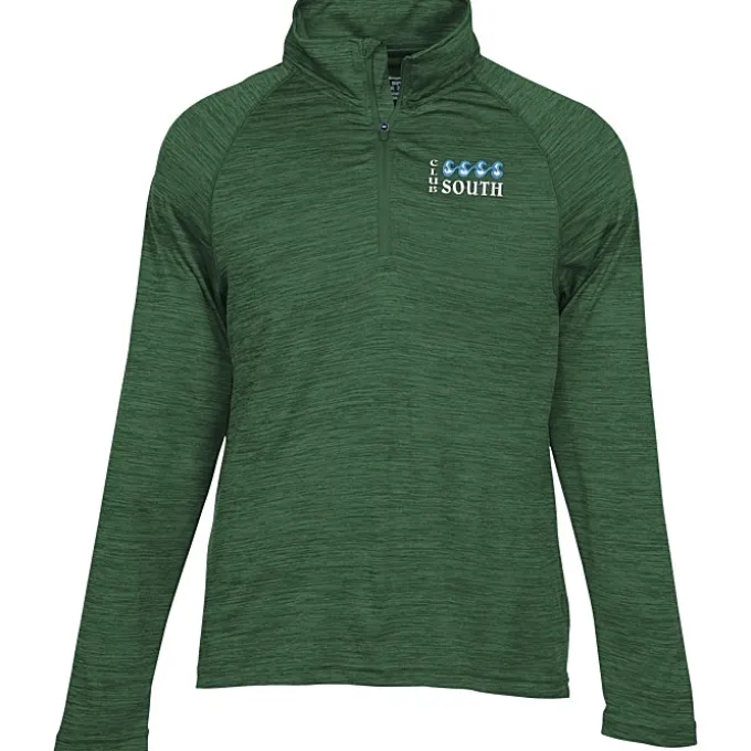 Space-Dyed 1/4-Zip Performance Pullover - Men's - Embroidered