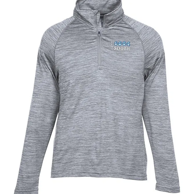 Space-Dyed 1/4-Zip Performance Pullover - Men's - Embroidered