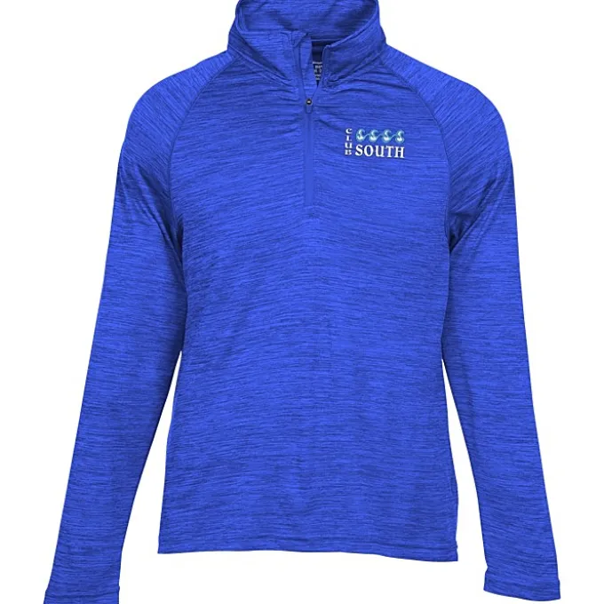 Space-Dyed 1/4-Zip Performance Pullover - Men's - Embroidered