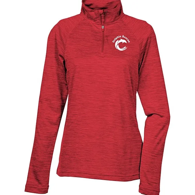 Space-Dyed 1/4-Zip Performance Pullover - Ladies' - Screen