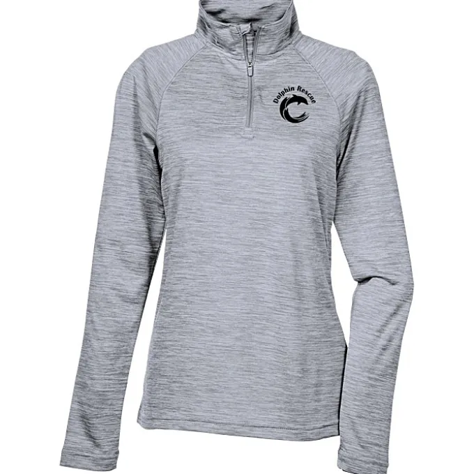 Space-Dyed 1/4-Zip Performance Pullover - Ladies' - Screen