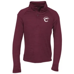 Space-Dyed 1/4-Zip Performance Pullover - Youth - Screen