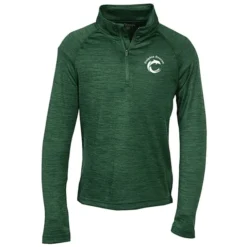 Space-Dyed 1/4-Zip Performance Pullover - Youth - Screen