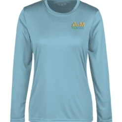 Spin Dye Jersey LS Tee - Ladies' - Embroidered
