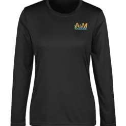 Spin Dye Jersey LS Tee - Ladies' - Embroidered