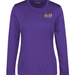 Spin Dye Jersey LS Tee - Ladies' - Embroidered