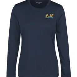 Spin Dye Jersey LS Tee - Ladies' - Embroidered