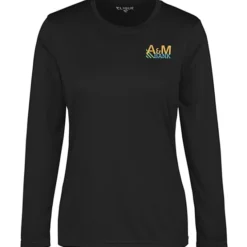 Spin Dye Jersey LS Tee - Ladies' - Embroidered