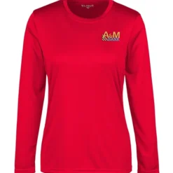Spin Dye Jersey LS Tee - Ladies' - Embroidered