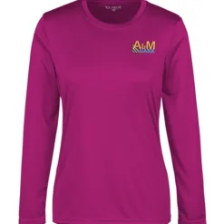 Spin Dye Jersey LS Tee - Ladies' - Embroidered