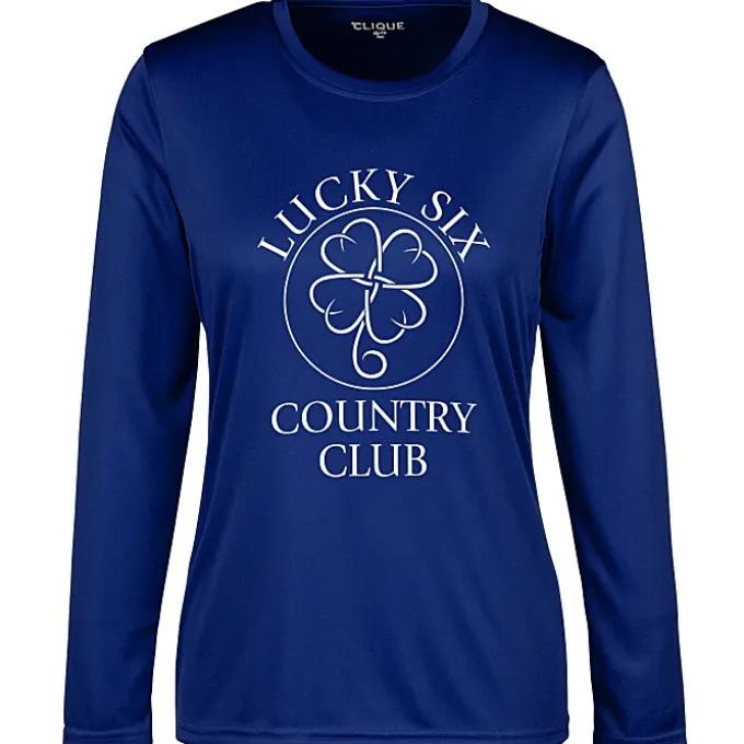 Spin Dye Jersey LS Tee - Ladies' - Screen