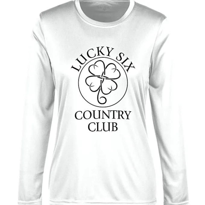 Spin Dye Jersey LS Tee - Ladies' - Screen