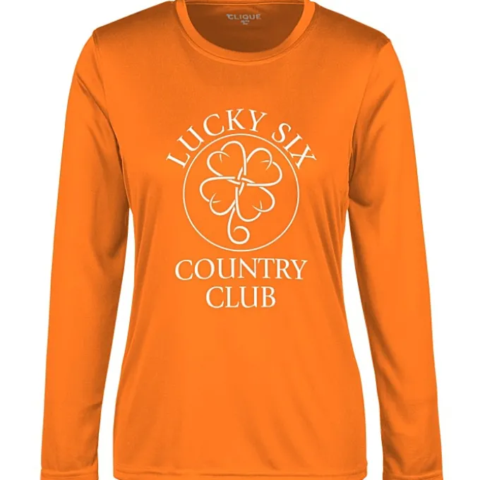 Spin Dye Jersey LS Tee - Ladies' - Screen