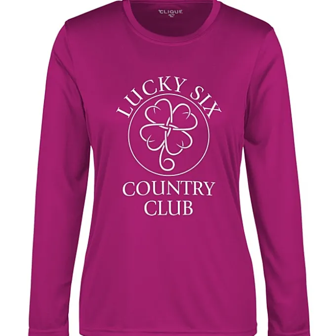 Spin Dye Jersey LS Tee - Ladies' - Screen