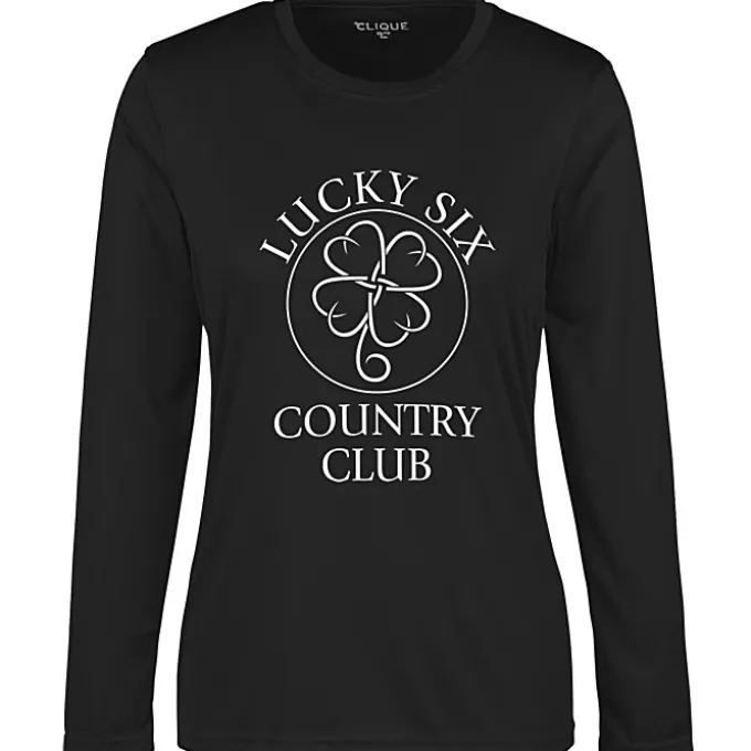 Spin Dye Jersey LS Tee - Ladies' - Screen