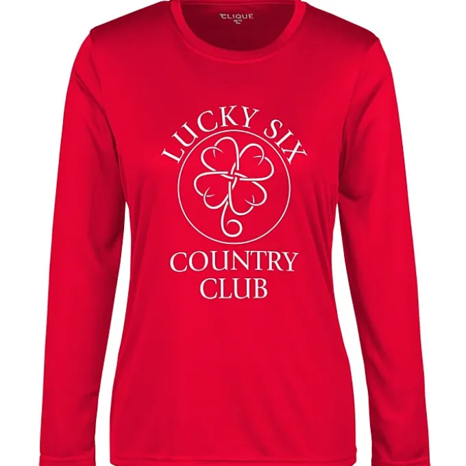 Spin Dye Jersey LS Tee - Ladies' - Screen