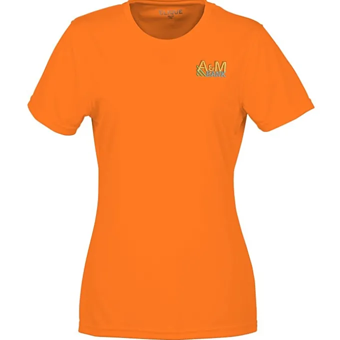 Spin Dye Jersey Tee - Ladies' - Embroidered