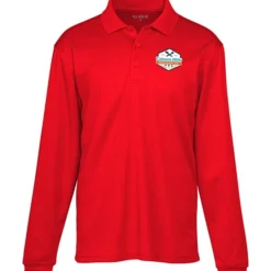 Spin Dye Long Sleeve Pique Polo - Men's - Full Color