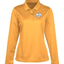 Spin Dye Long Sleeve Pique Polo - Ladies' - Full Color