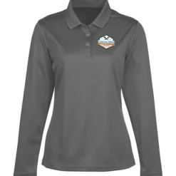 Spin Dye Long Sleeve Pique Polo - Ladies' - Full Color