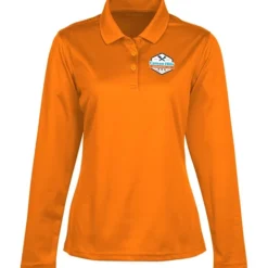 Spin Dye Long Sleeve Pique Polo - Ladies' - Full Color