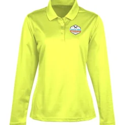 Spin Dye Long Sleeve Pique Polo - Ladies' - Full Color