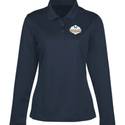 Spin Dye Long Sleeve Pique Polo - Ladies' - Full Color