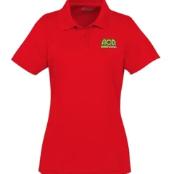 Spin Dye Pique Polo - Ladies' - Embroidered
