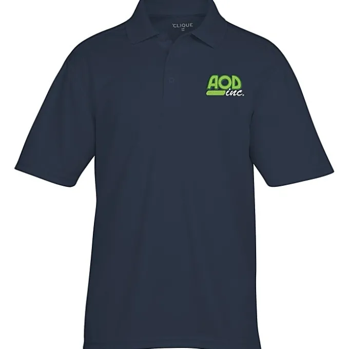 Spin Dye Pique Polo - Men's - Embroidered