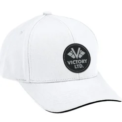 Split Peak Chino Twill Cap - Laser Engraved Patch