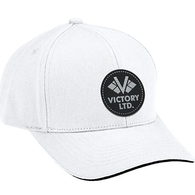 Split Peak Chino Twill Cap - Laser Engraved Patch