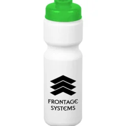 Sport Bottle with Flip Drink Lid - 28 oz - White