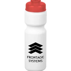 Sport Bottle with Flip Drink Lid - 28 oz - White