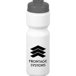 Sport Bottle with Flip Drink Lid - 28 oz - White