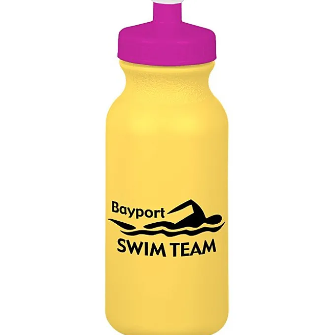 Sport Bottle with Push Pull Lid - 20 oz - Colors